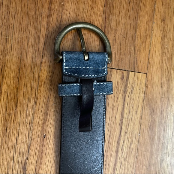 Coach Blue Suede Belt - Picture 5 of 8